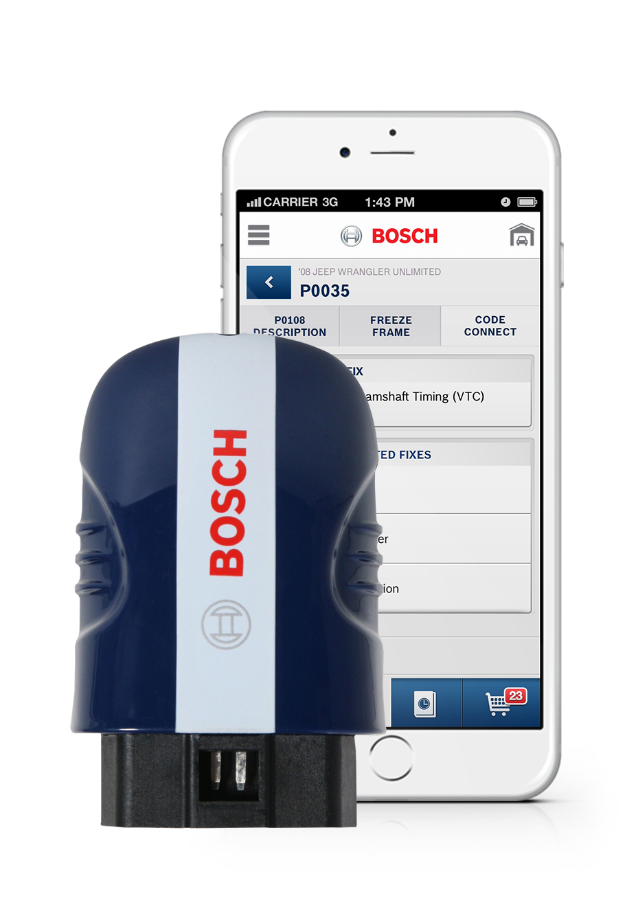 Bosch 1050 Mobile Scan Diagnostics | Bosch Diagnostics
