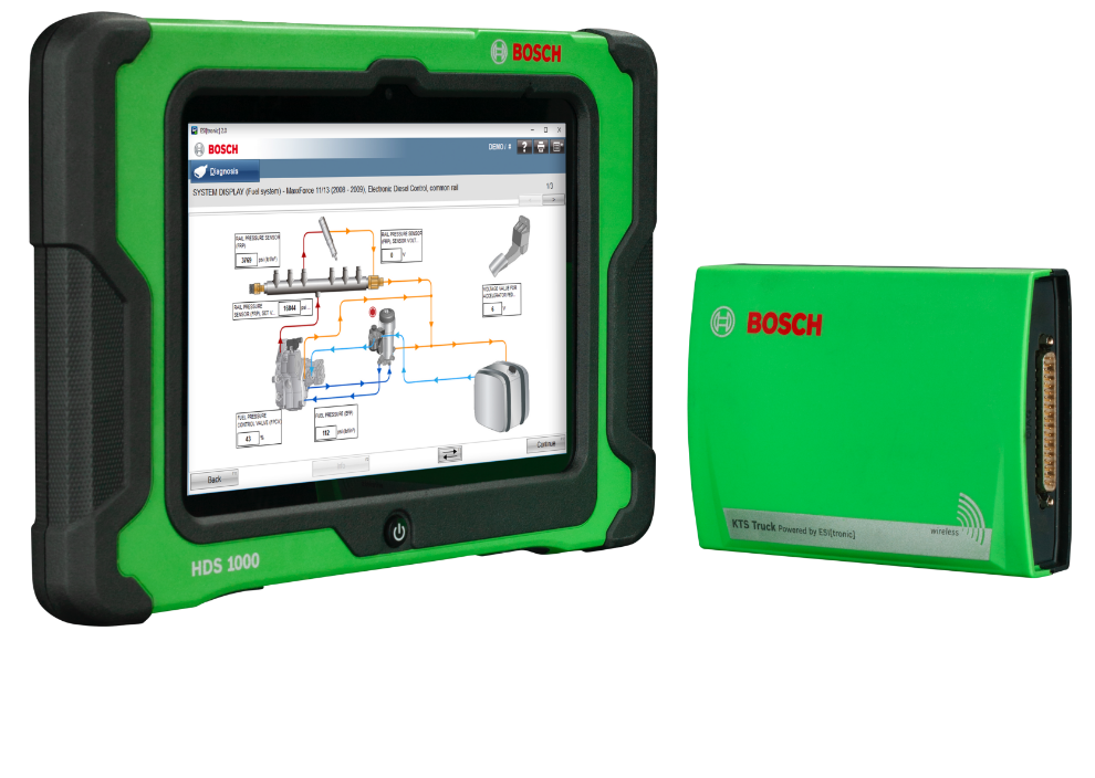 Have a Bosch rep contact you about ESI[truck] and your diagnostic tool needs.