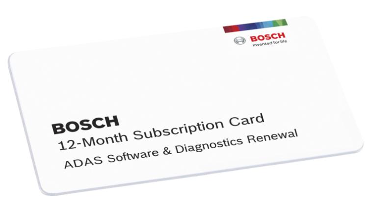 ADS 625 12 Month Diagnostics Static ADAS Subscription Bosch