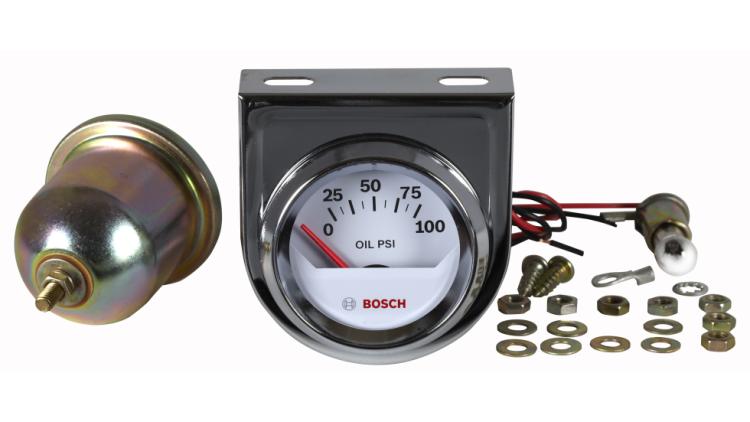 Style Line 2 Electrical Oil Pressure Gauge FST 8202 Bosch Diagnostics